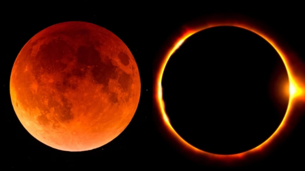 The solar and lunar eclipse to be witnessed in October