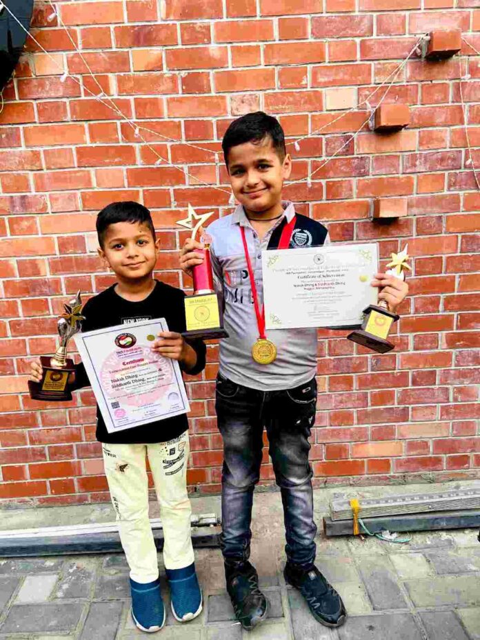 Naksh and Siddharth from Kittu Bittu were recognized as India's youngest food vloggers.