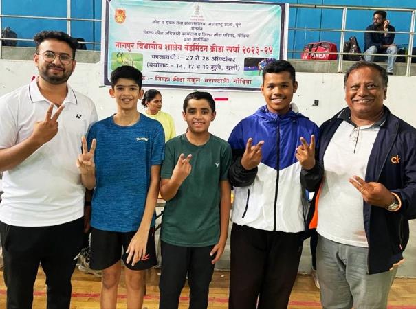 Narayana Vidyalayam Shuttlers Secure State Meet Qualification