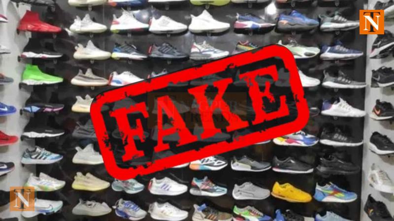 Nagpur Police Raids Shoe Park in Ambazari; Seized Rs 22 Lakh of Fake Nike, Jordan, and Vans Products