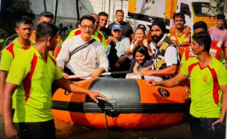 Vishnu Vishal and Aamir Khan were saved from Chennai floods