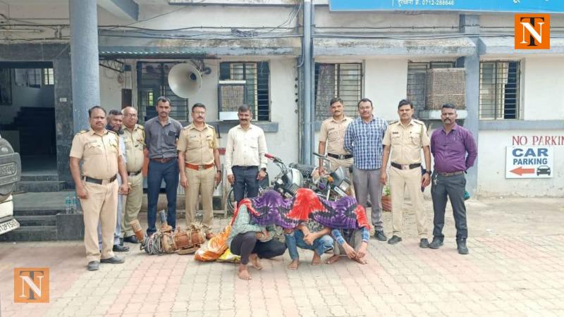 Kamthi Police Arrest 3 in Theft Cases, Robbery of Goods Worth ₹85,000 