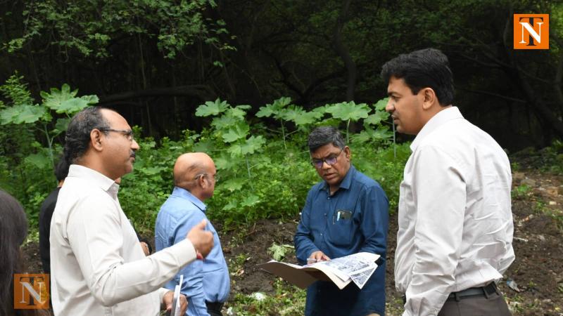 NMC Commissioner Inspects New Parking Site for Garbage Trucks