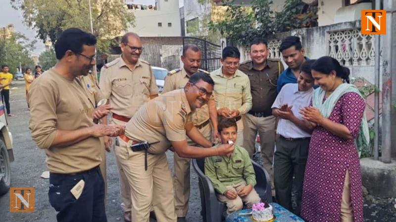 10-Year-Old Leaves Home Over No Party, Nagpur Police Celebrates His Birthday