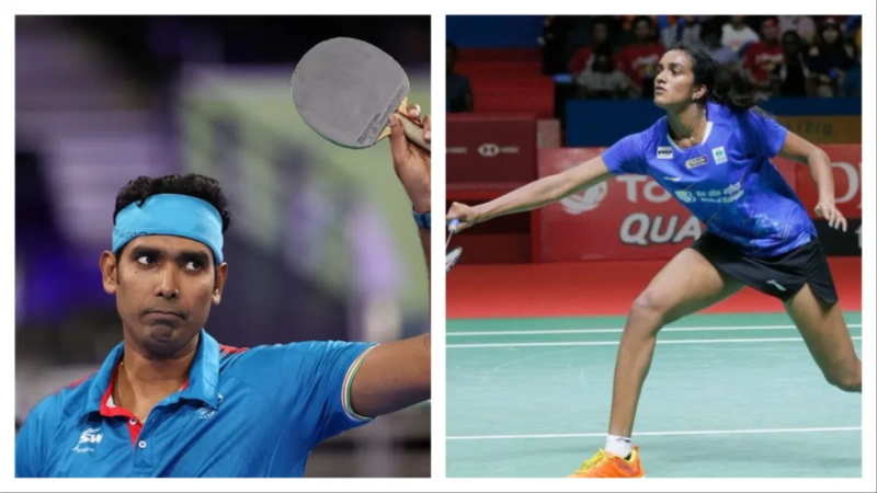 PV Sindhu and Sharath Kamal to be flag bearers at the Olympics opening