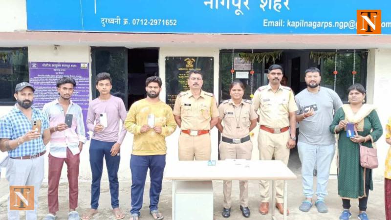 Kapilnagar Police Return 10 Missing Mobile Phones in Special Event