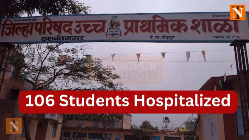 Over 100 Students Hospitalized Due to Food Poisoning in Chandrapur ZP School