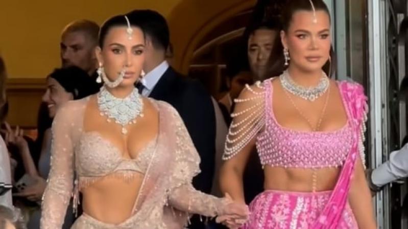 Kardashian sisters slay at Ambani wedding festivities