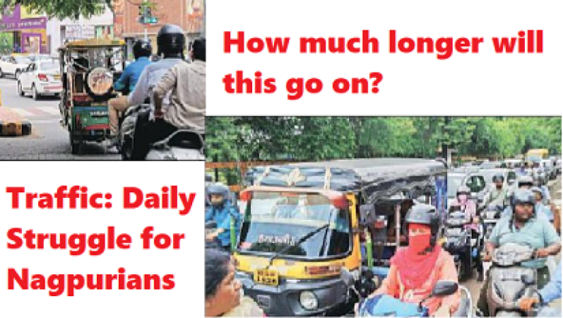 Red-Flagging Traffic Jams: The Daily Struggle for Nagpurians