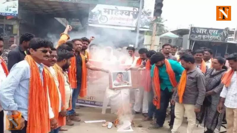 Umarkhed City Shuts Down Amid Protests Over Shivaji Maharaj Statue Relocation