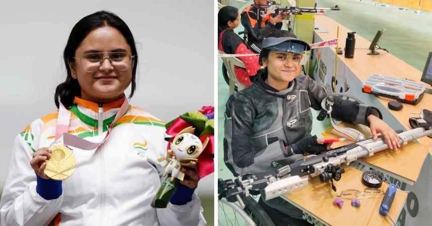 At the Paralympics, Avani Lekhara wins gold in air rifle parashooting