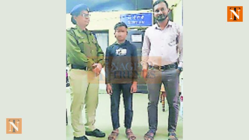 RPF Reunites Lost 12-Year-Old Boy with Family at Nagpur Railway Station