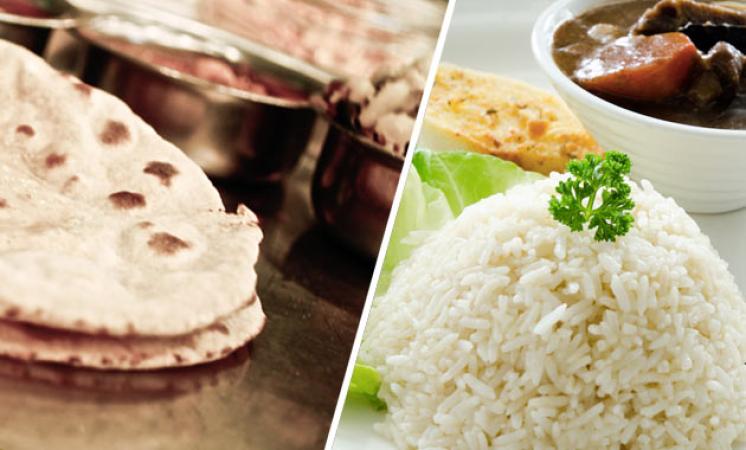 The dietician tells which option is healthier,  rice or chapatti 