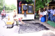 Nagpur Tests New Machine to Fix Potholes Quickly
								