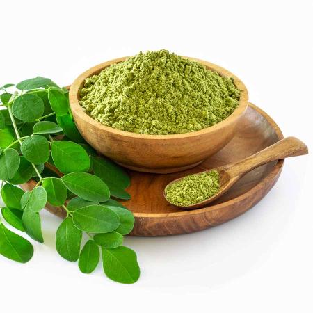 A nutritionist lists five health benefits of moringa powder