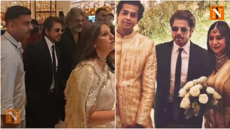 Shah Rukh Khan Joins Celebs at Ashutosh Gowariker’s Son’s Wedding Reception