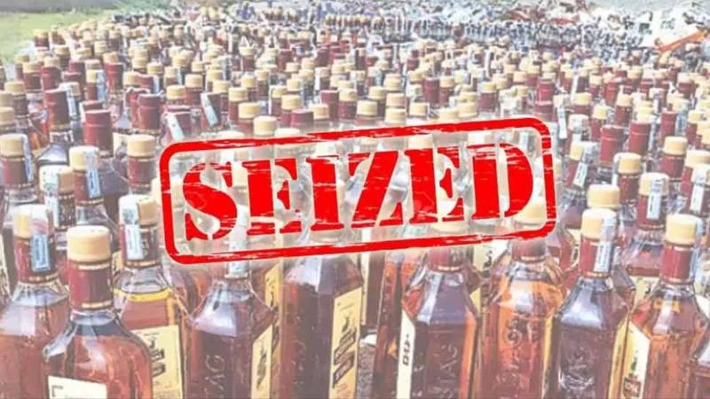 Police Raid in Margsur: ₹11.82 Lakh Worth of Liquor Seized