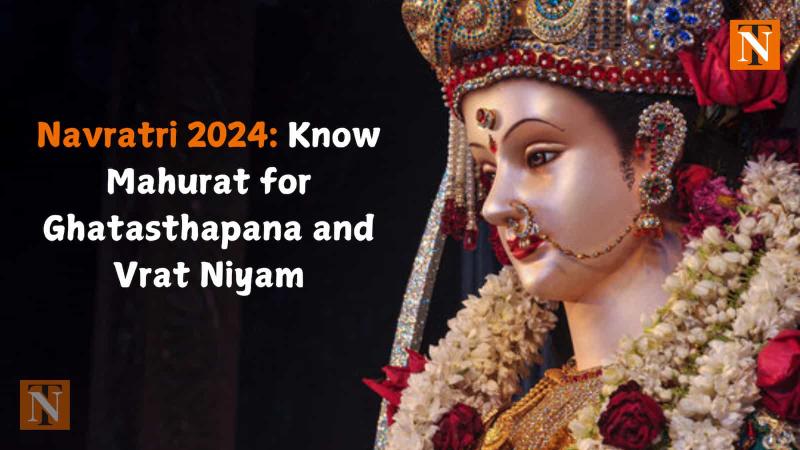 Navratri 2024: Know Mahurat for Ghatasthapana and Vrat Niyam