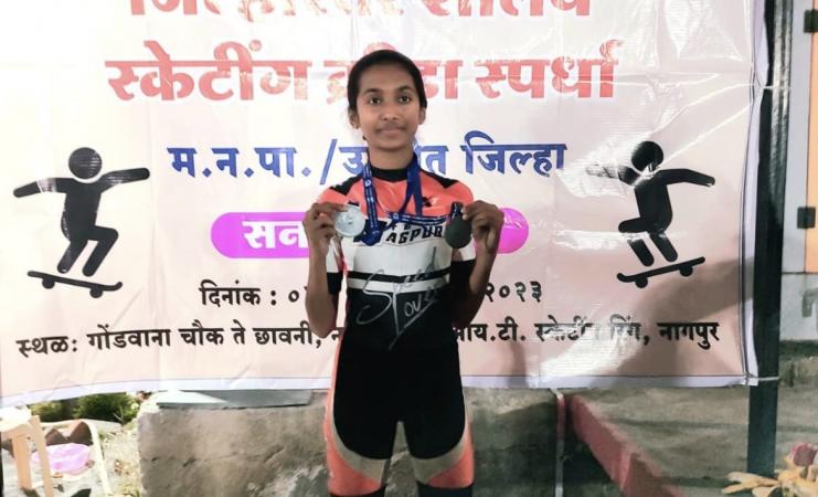 Centre Point School's Skater Aarohi Waditwar Qualifies for State Level