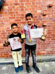 Naksh and Siddharth from Kittu Bittu were recognized as India's youngest food vloggers.
								