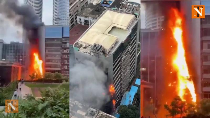 Major Blaze at Times Tower in Lower Parel Controlled; No Casualties Reported