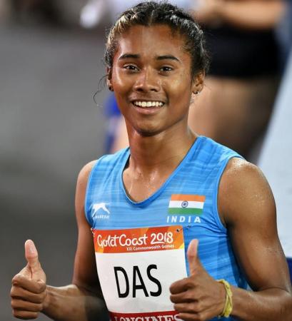 HIma Das motivates athletes to succeed in Sports