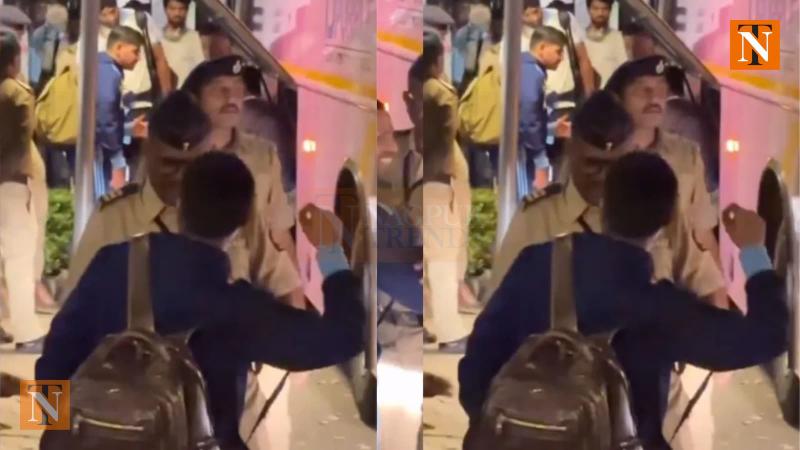 Nagpur Police Stop Indian Team's Coach Raghu Before IND vs ENG ODI Match