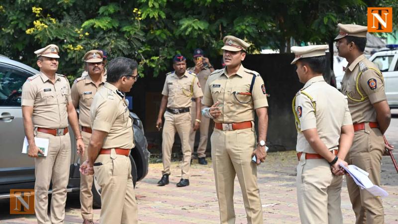 Nagpur Police Commissioner Inspects Sensitive Areas Ahead of 2024 Assembly Elections