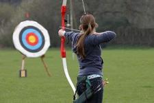 In the archery competition, Bhagyashri and Kartik won gold
								