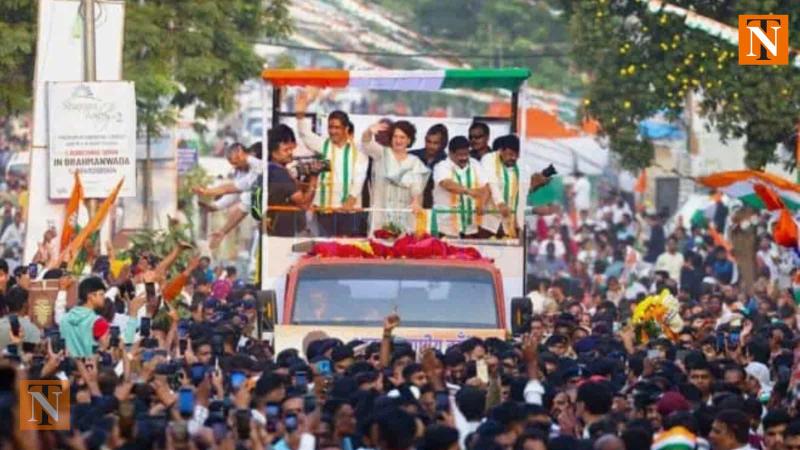 Priyanka Gandhi's First Nagpur Visit Draws Massive Crowds for Congress