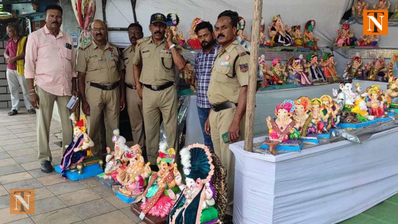 Major PoP Idol Seizure: NDS Takes 798 Ganesh Idols from Nagpur Shops