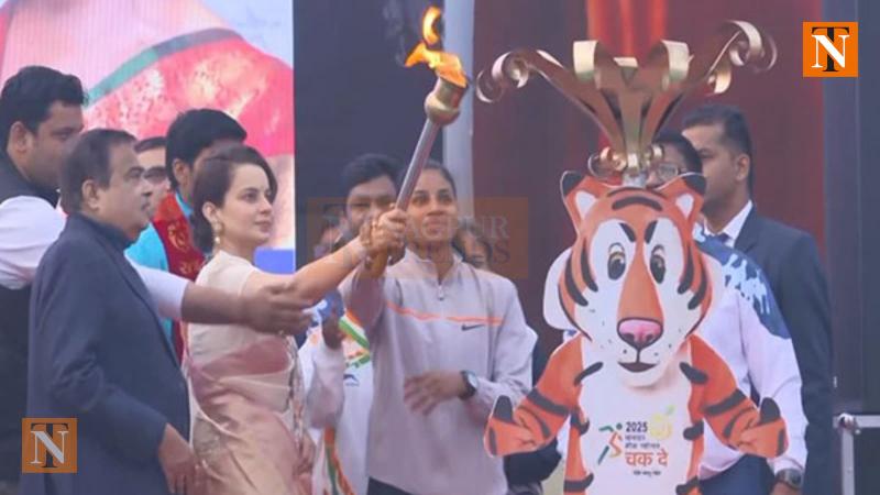 MP Kangana Ranaut Inaugurated 7th Khasdar Krida Mahotsav in Nagpur