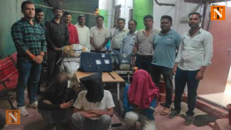 Nagpur Crime Branch Nabs Trio Involved in Burglaries and Vehicle Theft