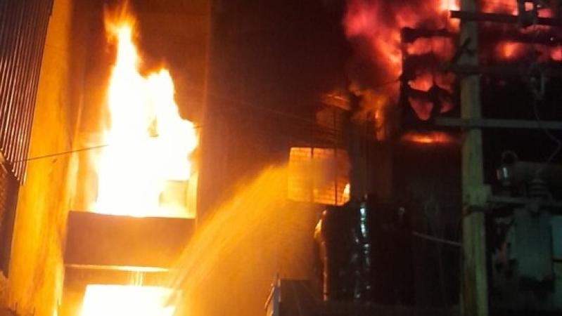 Fire Breaks Out at Plastic Factory Near Nagpur Hospital