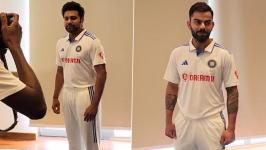 Team India Prepares for Test Series with Headshot Session in Dominica
								