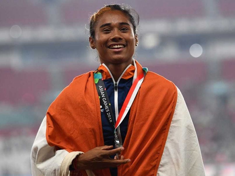 HIma Das motivates athletes to succeed in Sports
								